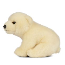 Alternative view of LIVING NATURE Eisbärjunges sitzend